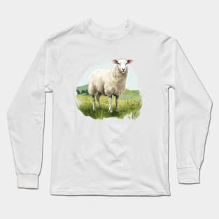 White Sheep Long Sleeve T-Shirt